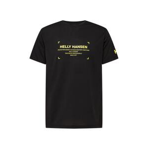 HELLY HANSEN Funkční tričko  žlutá / černá