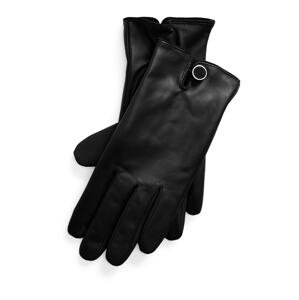 Lauren Ralph Lauren Prstové rukavice  černá