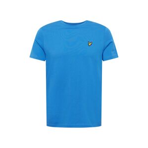 Lyle & Scott Tričko  azurová / zlatá / černá