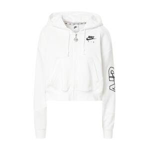 Nike Sportswear Mikina s kapucí  bílá / černá