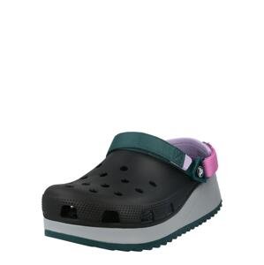 Crocs Pantofle  černá / smaragdová / pink
