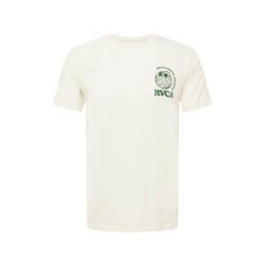 RVCA Tričko  bílá / zelená