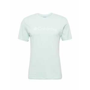 COLUMBIA Funkční tričko  tyrkysová / bílá