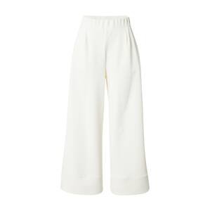 Rich & Royal Kalhoty se sklady v pase  bílá
