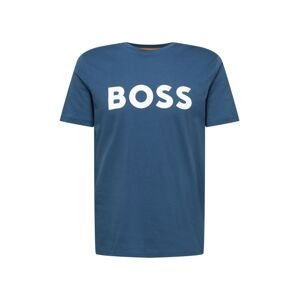 BOSS Casual Tričko 'Thinking'  námořnická modř / bílá