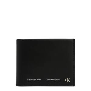 Calvin Klein Jeans Peněženka  černá / bílá / stříbrná