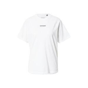 Superdry Funkční tričko  bílá / černá