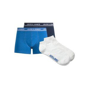 JACK & JONES Boxerky 'Nyle'  námořnická modř / modrá / bílá