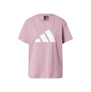 ADIDAS PERFORMANCE Funkční tričko  bílá / růžová