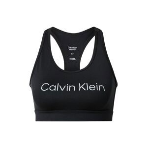 Calvin Klein Sport Sportovní podprsenka  černá / bílá