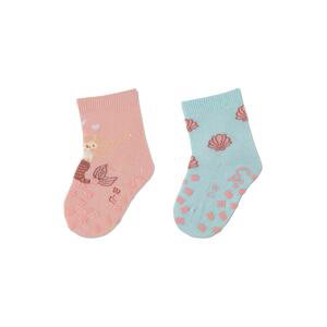 STERNTALER Ponožky  modrá / mix barev / růžová