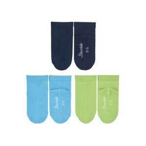 STERNTALER Ponožky  námořnická modř / azurová modrá / jablko