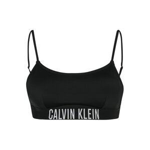 Calvin Klein Swimwear Horní díl plavek 'Intense power'  černá / bílá