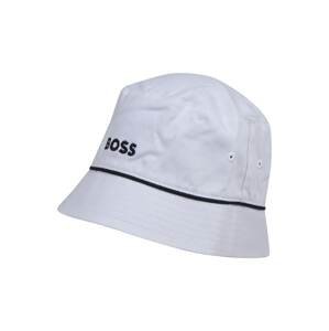 BOSS Kidswear Klobouk  bílá / černá