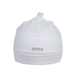 BOSS Kidswear Čepice  stříbrně šedá / bílá