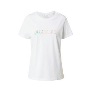 GUESS Funkční tričko 'BESSIE'  bílá / mix barev
