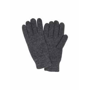 SELECTED HOMME Prstové rukavice 'Cray'  tmavě šedá