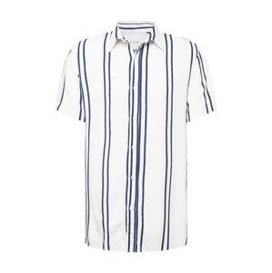 SELECTED HOMME Košile 'CARL'  krémová / bílá / námořnická modř