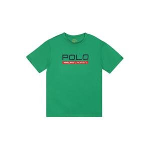 Polo Ralph Lauren Tričko  zelená / noční modrá / bílá / červená