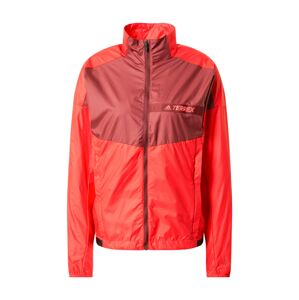 ADIDAS TERREX Outdoorová bunda  červená / burgundská červeň