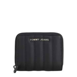 Tommy Jeans Peněženka  černá / stříbrná