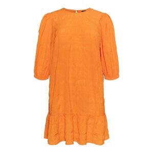 Vero Moda Curve Šaty  tmavě oranžová