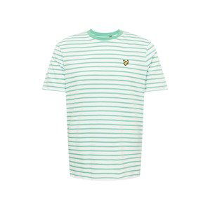 Lyle & Scott Tričko 'Breton'  zlatě žlutá / mátová / černá / bílá