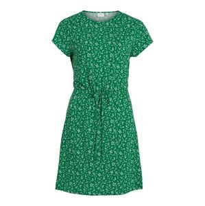 VILA Letní šaty  zelená / bílá