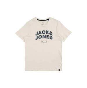 Jack & Jones Junior Tričko  bílá / námořnická modř