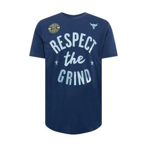 UNDER ARMOUR Funkční tričko 'Rock The Grind'  námořnická modř / světlemodrá / světle žlutá / bílá