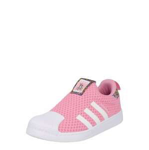 ADIDAS ORIGINALS Tenisky 'Disney Superstar 360'  šedá / fialová / oranžová / pink / bílá