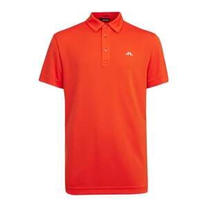 J.Lindeberg Funkční tričko  oranžově červená / bílá