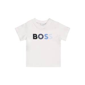 BOSS Kidswear Tričko  modrá / marine modrá / námořnická modř / opálová / bílá