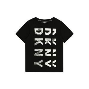 DKNY Tričko  černá / bílá