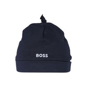 BOSS Kidswear Čepice  marine modrá / bílá