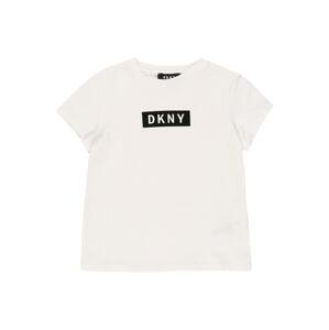 DKNY Tričko  černá / offwhite