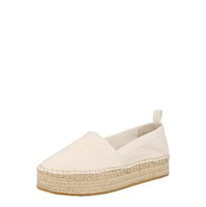 Calvin Klein Espadrilky  barva bílé vlny