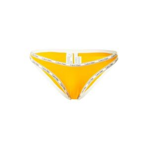 Calvin Klein Swimwear Spodní díl plavek  oranžová / černá / bílá