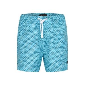 Superdry Plavecké šortky 'Studios'  modrá / aqua modrá / světlemodrá