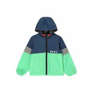 DKNY Přechodná bunda  světle zelená / tmavě modrá / šedá / oranžová