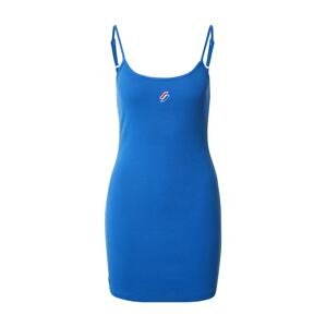 Superdry Šaty 'Essential'  kobaltová modř / červená / bílá