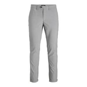 JACK & JONES Chino kalhoty 'Marco Connor'  grafitová / světle šedá