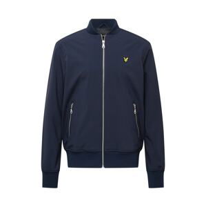 Lyle & Scott Přechodná bunda  tmavě modrá / žlutá