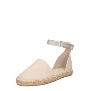 Calvin Klein Jeans Espadrilky  bílá / offwhite