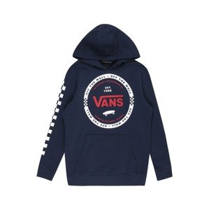 VANS Mikina  marine modrá / červená / bílá