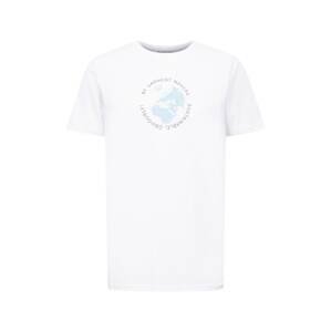 By Garment Makers Tričko 'Penley'  námořnická modř / světlemodrá / bílá