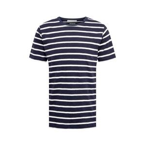 By Garment Makers Tričko 'Pax'  námořnická modř / bílá