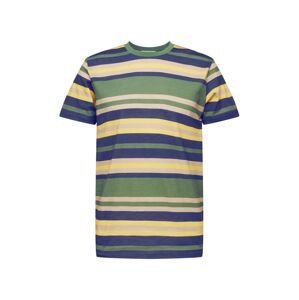 By Garment Makers Tričko 'Pete'  olivová / žlutá / béžová / tmavě modrá