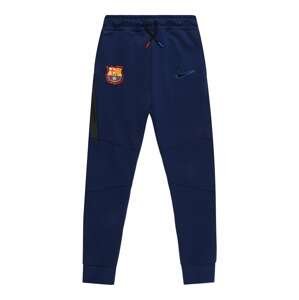 NIKE Sportovní kalhoty 'FC Barcelona'  marine modrá / mix barev