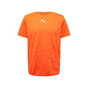 PUMA Funkční tričko 'Vent'  bílá / tmavě oranžová